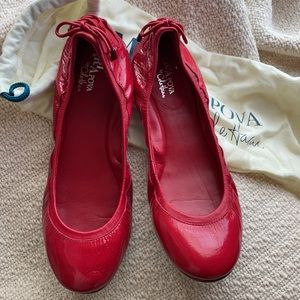 Cole Haan Maria Sharapova NikeAir red ballet shoes. New, size 7B small fit.